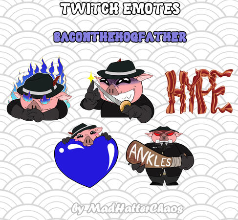 BaconTheHogfather Emotes